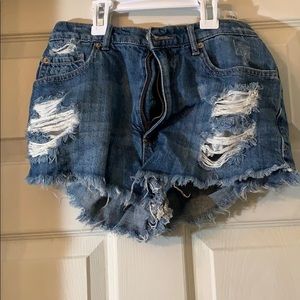 Jean shorts